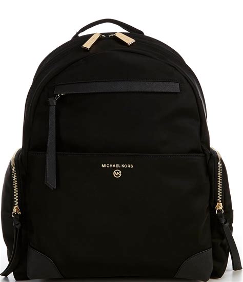 michael kors grey nylon backpack|Michael Kors large backpack women.